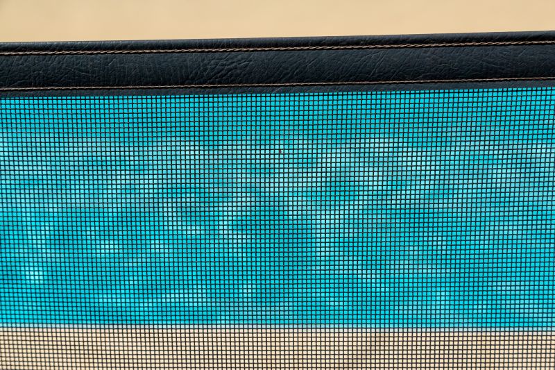 Removable Mesh Fence Close-Up