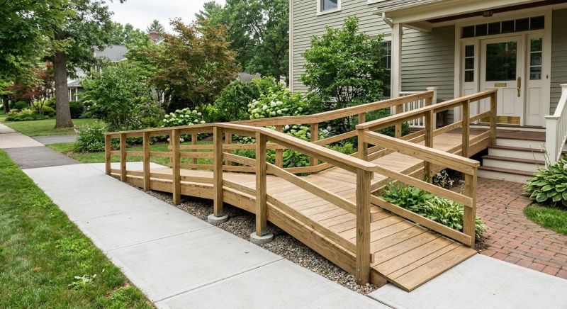 Wood Ramp Installation in Kansas City, KS